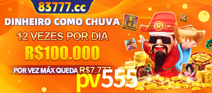 Banner do programa de recompensas Recomende para amigos do pv555, detalhando os bônus por convidar amigos, com prêmios que chegam a R$288.888.